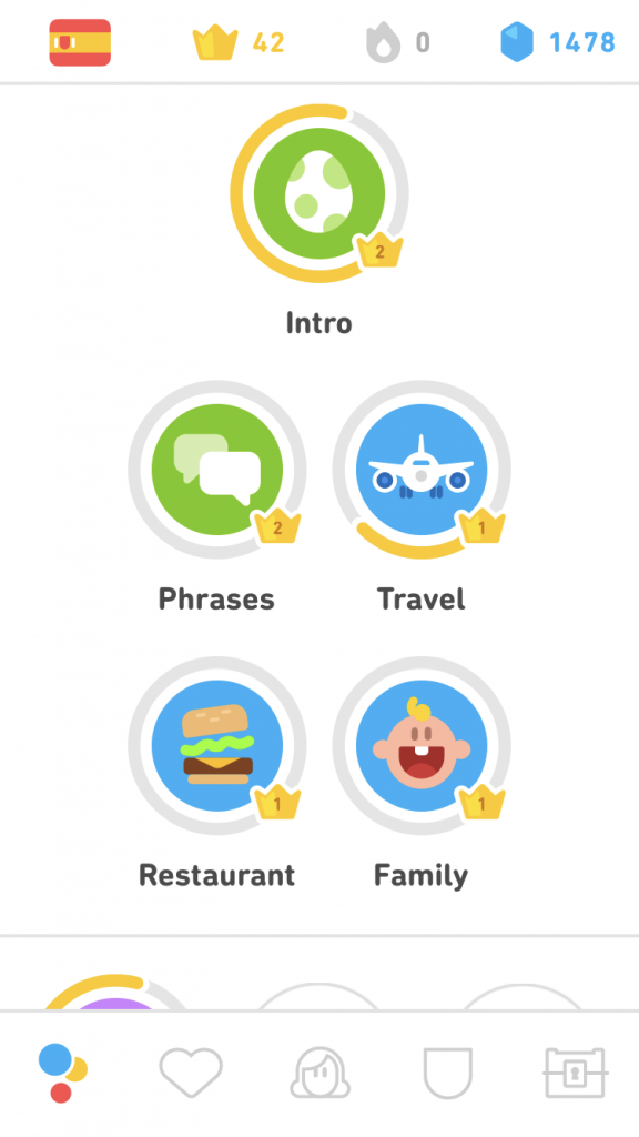 Duolingo Screen 1